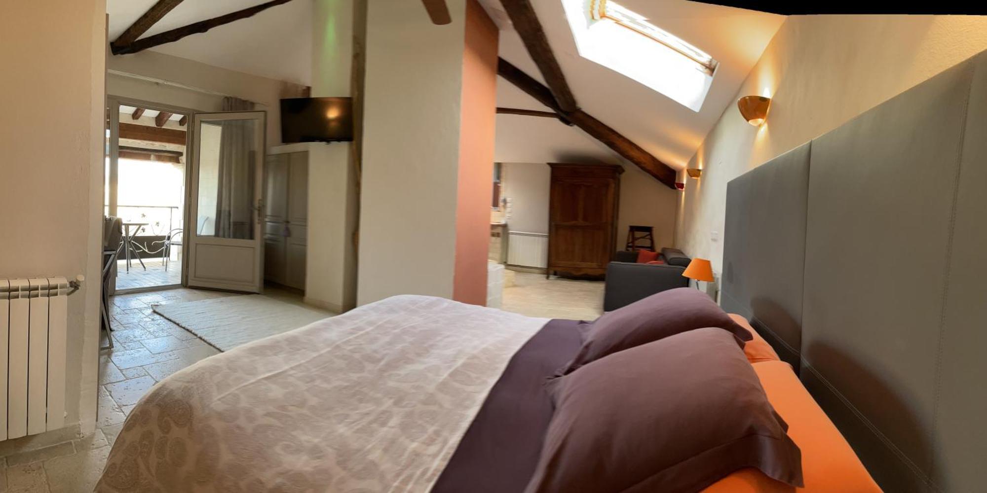 L'Escampe Bed and Breakfast Saturargues Rum bild