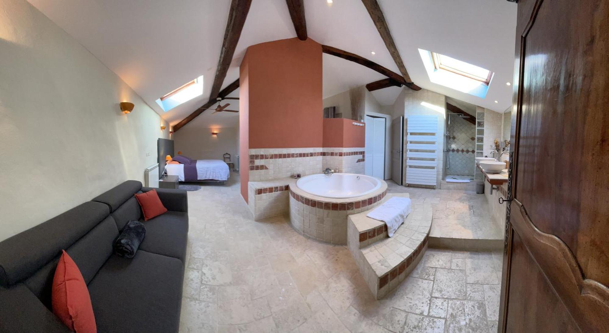 L'Escampe Bed and Breakfast Saturargues Rum bild